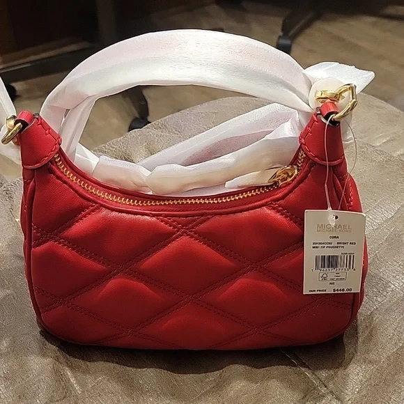 Michael Kors Mini Zip Pou chette - Picture 2 of 9